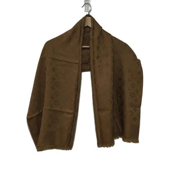 LOUIS VUITTON Shawl Monogram Caramel Others - Unconfirmed Scarf 489-033125 - Picture 1 of 5